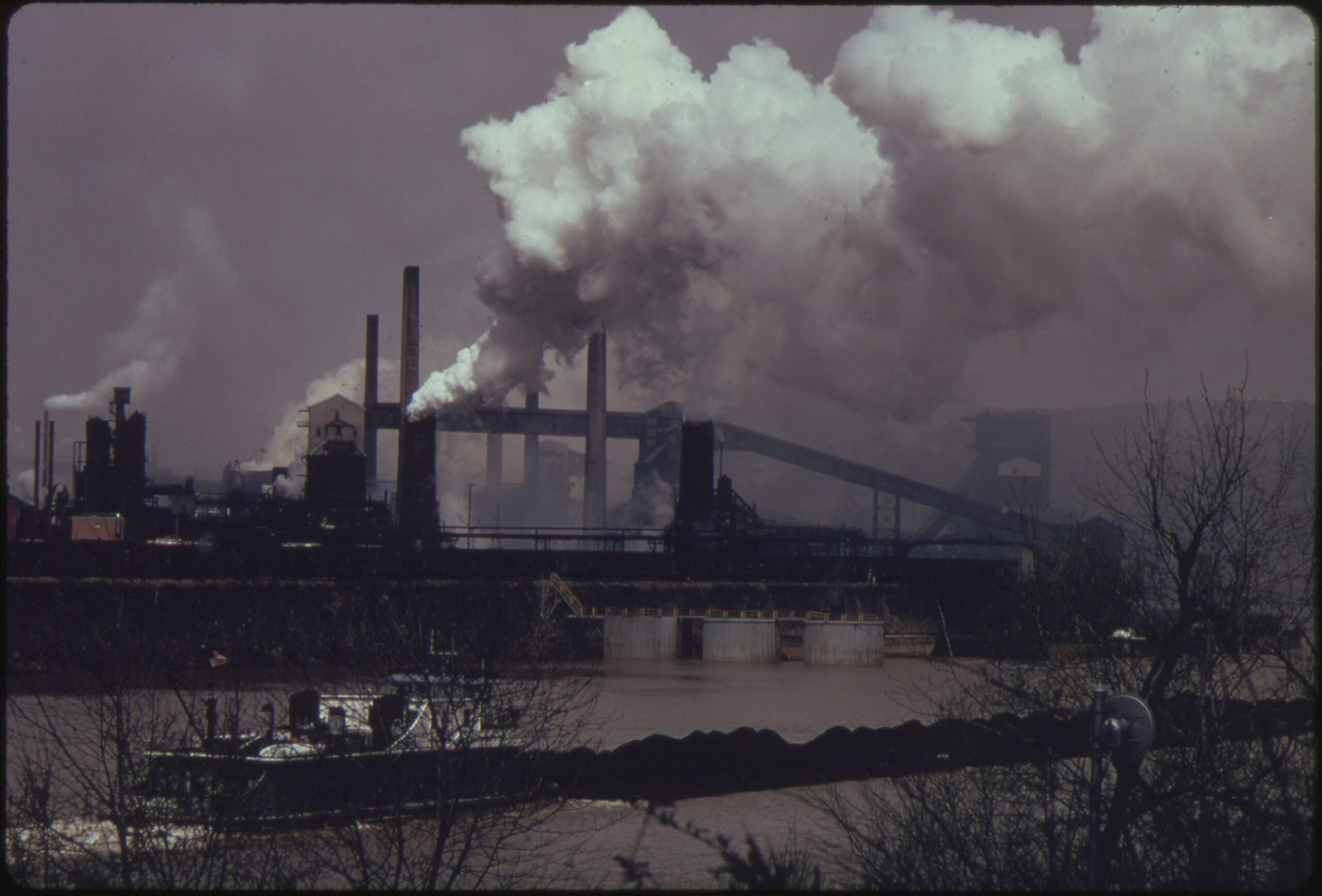 U.S. Steel Corporation plant on the Monongahela River in 1973. (EPA)